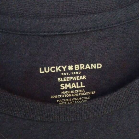 Lucky Brand Women's Long-sleeved Tshirt Size Small  Perfect for lounging, sleepi - Picture 3 of 6